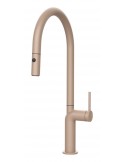 Gessi STELO 60303.275 Rubinetto monocomando girevole con doccetta estraibile doppio getto  Matte Cipria