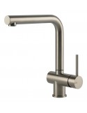 Gessi ACCIAIO 60596.239 Rubinetto monocomando girevole  Steel Brushed