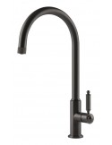 Gessi VENTI20 60620.707 Rubinetto monocomando girevole  Black Metal Brushed PVD