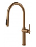 Gessi HABITO 60872.726 Rubinetto lavello estraibile  Warm Bronze Brushed PVD