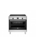 La Germania AMN964IEXE Cucina Piano cottura a induzione 4 Fornelli con forno Elettrico da 90 cm Acciaio inox
