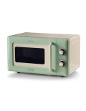 FORNO M/O 800W 20LT 6LIV.POT. TIMER VINTAGE VERDE