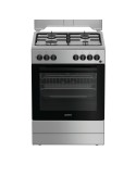 Indesit I6G3PMS Cucina Gas 4 Fornelli con forno Elettrico da 60 cm Acciaio inox