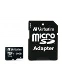 Verbatim 47042 Memory Card MicroSDXC 64 GB Classe 10 45 MB/s con adattatore