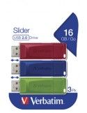 Verbatim 49326 Pen Drive 16 GB USB tipo A 2.0 Blu, Verde, Rosso