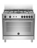 La Germania AMN965EXVC Cucina Gas 5 Fornelli con forno Elettrico da 90 cm Acciaio inox