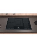 Hotpoint HT 1090 BA Piano Cottura a induzione 5 Fornelli 86 cm Nero