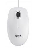 Logitech B100 Mouse 800 DPI Bianco - 910-003360
