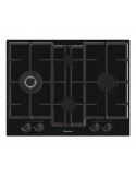 Hisense GED663B Piano Cottura Gas 4 Fornelli 67 cm Nero
