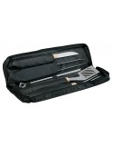 BBQ ACCY UTENSIL KIT TEXTILE CASE X5PCS