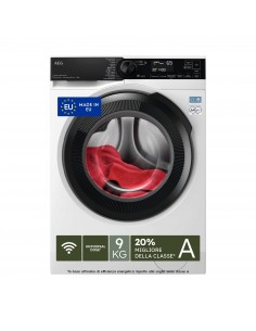 Aeg LR7FH94VY Lavatrice 9 kg 1351 Giri/min Classe A Nero, Bianco