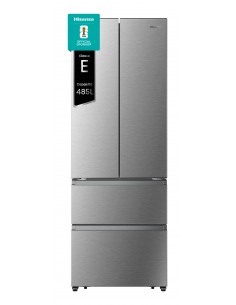 Hisense RF632N4BCE Frigorifero Combinato 485 L No Frost Classe E Stainless steel