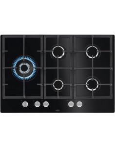 Aeg HKB75820NB Piano Cottura Gas 5 Fornelli 74 cm Nero
