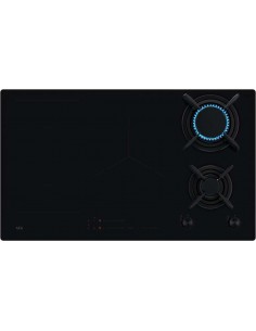 Aeg HF704193NB Piano Cottura Combi 5 Fornelli 88 cm Nero