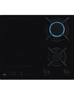 Aeg HDB64623NB Piano Cottura Combi 4 Fornelli 59 cm Nero