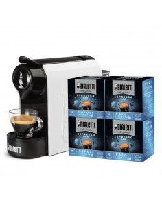 BIALETTI M/CAFFE' GIOIA BIANCO + 64 CAPS 64 CAPSULE - 098150541/NP