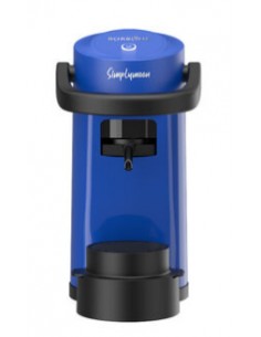 Borbone SIMPLYMOONSAB Macchina per caffè a cialde Superficie piana 1 tazza 650 W Nero, Blu