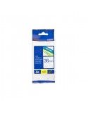 Brother Nastro LAMINATO 36MM BLU SU BIANCO - TZE263