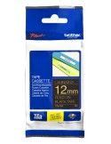 Brother Nastro LAMIN 12MM ORO SU NERO - TZE334