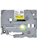 Brother Nastro LAM H12MM(4M) NERO SU GIALLO - TZE631S