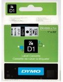 Dymo Nastro D1 24MMX7M NERO/BIANCO - S0720930A
