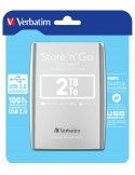 Verbatim 53189 Hard Disk Esterno 2 TB Micro-USB B Argento