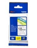 Brother Nastro DA 18MM NERA SU FONDO TRASPARE - TZE141