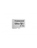 Transcend TS128GUSD300S-A Memory Card MicroSDXC 128 GB Classe 10 45 MB/s con adattatore