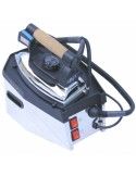 Lelit PS11N 800 W Ferro da Stiro con Caldaia Piastra in Acciaio inossidabile Nero, Acciaio inossidabile