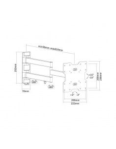 videossupplcd-lcd16-3-snodi-nero-30kg-per-lcd-fino-a-42-30kg-3-snodi-braccio-60cm-lcd16-1.jpg 2