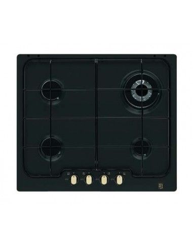 Electrolux PN640RUV Piano Cottura Gas 4 Fornelli 60 cm Nero