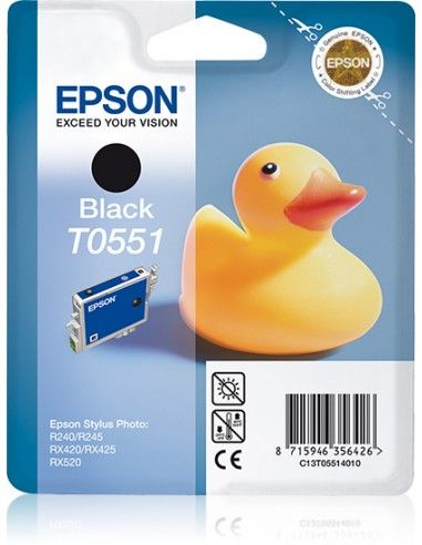 Epson Cartuccia inchiostro nera per Stylus Photo T0551