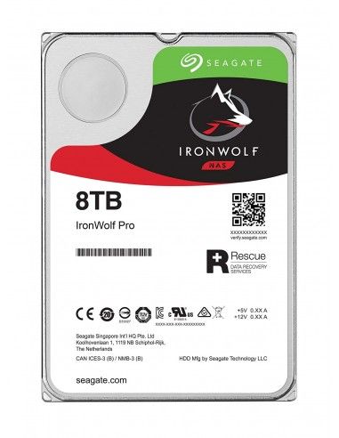 Seagate IronWolf ST8000VN004 disco rigido interno 8 TB