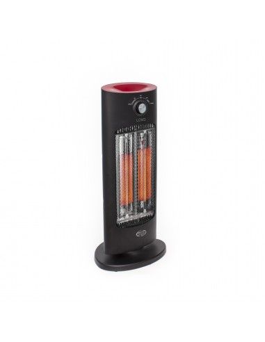 Argo LOXO Stufa Quartz electric space heater 800 W Nero, Rosso