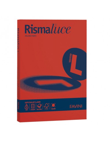 Favini Carta 50 FOGLI:200 SCARLATTO 61 A4 - A69C544