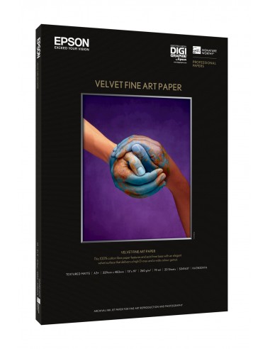 Epson VELVET FINE ARTPAPER A3+ 20 Fogli - C13S041637
