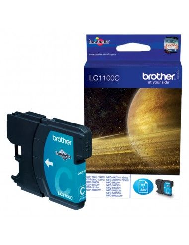 Cartuccia inchiostro ciano originale Brother LC-1100C