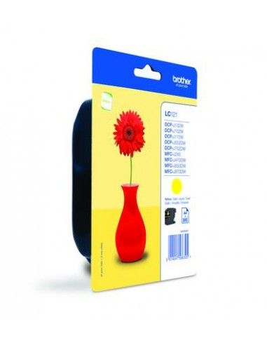 Cartuccia inchiostro Brother LC121 giallo originale
