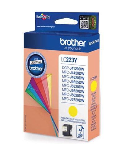 Cartuccia inchiostro Brother LC223 giallo originale