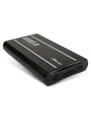 Hamlet Box Hard Disk 3.5" USB 3.0 SATA, Seriale ATA II Nero - HXD3U3