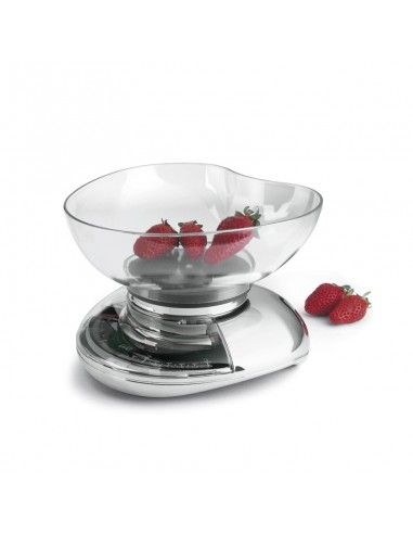 Laica Bilancia da cucina LC7107 in Cromo con Piatto Ovale