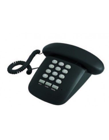 BRONDI TELEF. FILO SIRIO NERO Design retr-, volume suoneria regol. indicatore linea imp. - SIRIO NERO