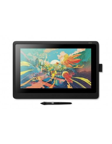 Wacom CINTIQ 16 Tavoletta Grafica IPS 39,6 cm (15.6") 5080 lpi (linee per pollice) Penna Nero - DTK1660K0B