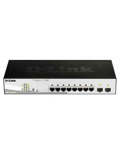 D-Link Switch Web Smart 8-port 10/100/1000 DGS-1210-08P - DGS-1210-08P