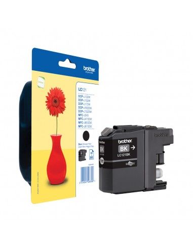 Cartuccia inchiostro nero opaco Brother LC-121BK