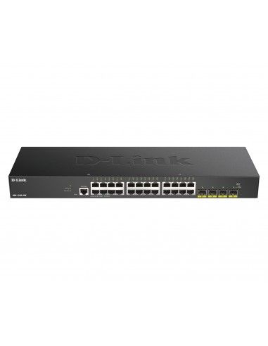 24-PORT SMART MANAGED SWITCH WITH 4X 10G SFP - DGS-1250-28X