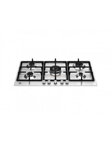 Bertazzoni La Germania P905CLAGX Piano Cottura Gas 5 Fornelli 89 cm Acciaio inossidabile