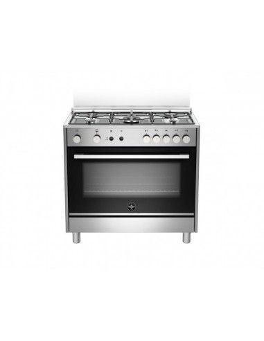 Bertazzoni La Germania FTR965GXV Cucina Gas 5 Fornelli con Forno da 90 cm Acciaio inossidabile