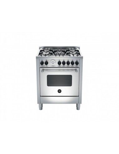La Germania AMN765EXT Cucina Gas 5 Fornelli con Forno Elettrico Acciaio inossidabile