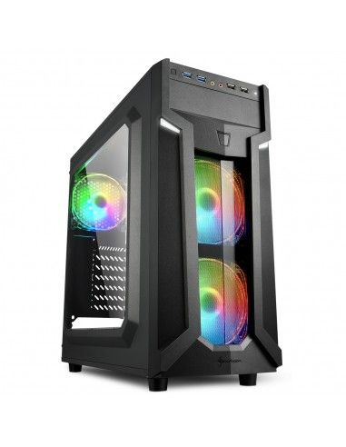 Sharkoon Case Midi ATX Tower PC Nero - VG6-WRGB